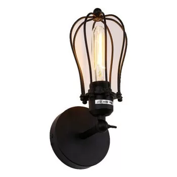 Wall Light EDM Vintage 11 x 16 x 32 cm Black Metal...