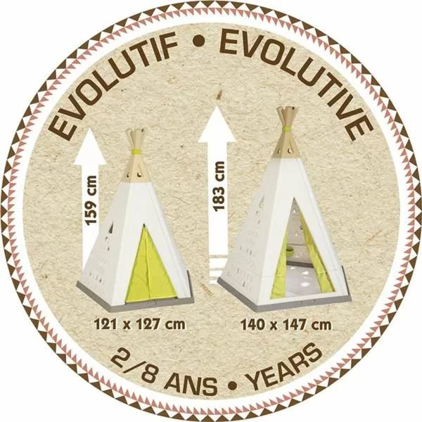 Children's play house Smoby Tipi 183,5 x 147 x 140 cm