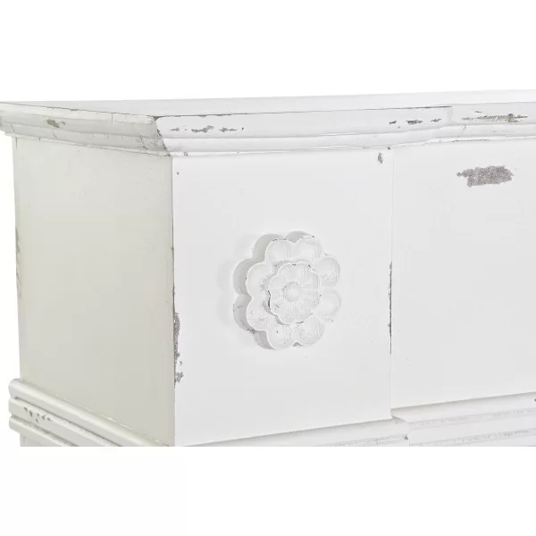 Fireplace DKD Home Decor Fir MDF Wood (140 x 28 x 110 cm)