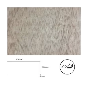 Plywood Board Bertini Calabo 60 x 60 cm (10Units) 2