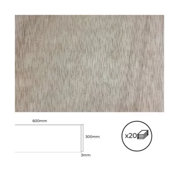 Plywood Board Bertini Calabo 60 x 30 cm (20 Units) 2