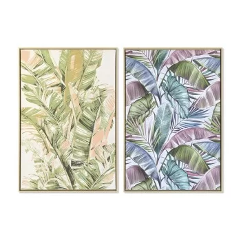 Painting DKD Home Decor 84 x 4,5 x 123 cm Palms Tropical...
