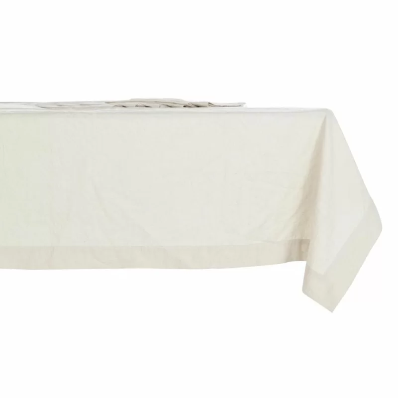Tablecloth and napkins DKD Home Decor Beige...