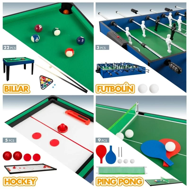 Multi-game Table Colorbaby 12-in-1 107 x 83,5 x...