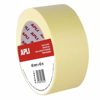 Adhesive Tape Apli Bodywork Male Painter Yellow 6 Pieces... 2