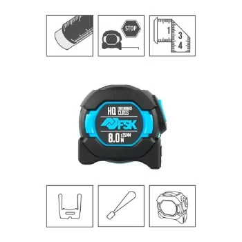 Tape Measure Ferrestock HQ 8 m x 25 mm Nylon 2