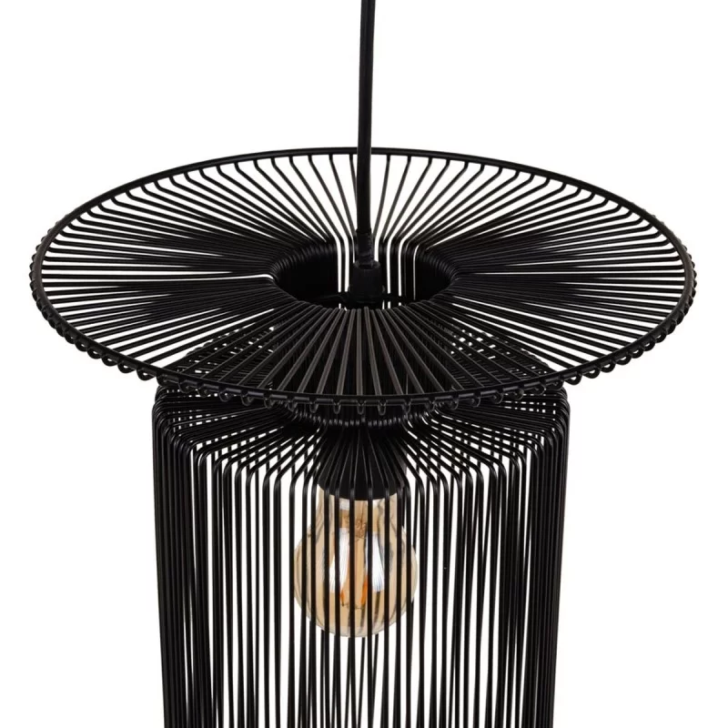 Ceiling Light 27 x 27 x 30,5 cm Black Iron Ø 27 cm
