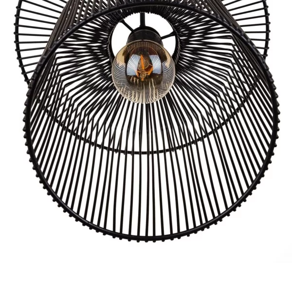 Ceiling Light 27 x 27 x 30,5 cm Black Iron Ø 27 cm