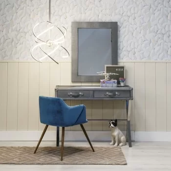 Ceiling Light 60 x 60 x 120 cm Metal Silver Modern 2