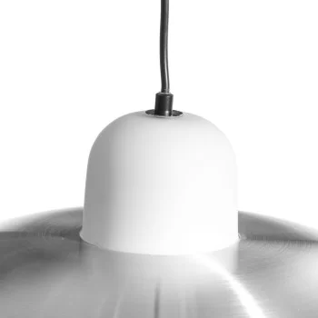 Ceiling Light Silver Aluminium 40 x 40 x 20 cm 2