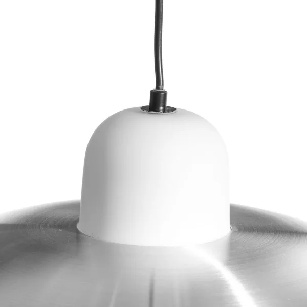 Ceiling Light Silver Aluminium 40 x 40 x 20 cm