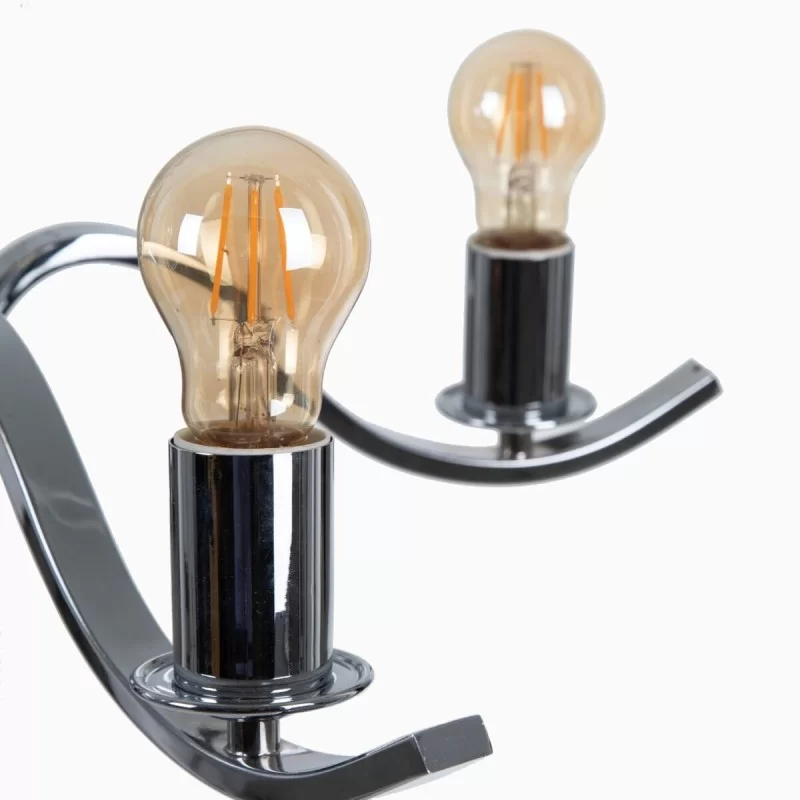 Ceiling Light 63,5 x 60,5 x 91 cm Crystal Metal...