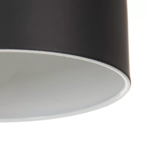 Ceiling Light Black Aluminium 20 x 20 x 30 cm