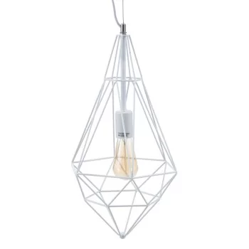 Ceiling Light Metal 26 x 26 x 46 cm White