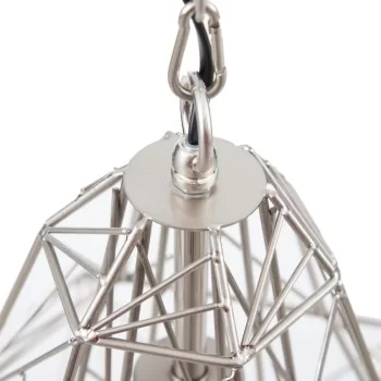 Ceiling Light 30 x 30 x 36 cm Metal Silver 2