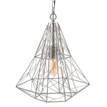 Ceiling Light Metal Silver 35 x 35 x 45 cm
