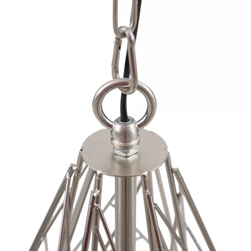 Ceiling Light Metal Silver 35 x 35 x 45 cm