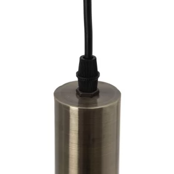 Ceiling Light Black Golden Metal 16 x 16 x 30 cm 2