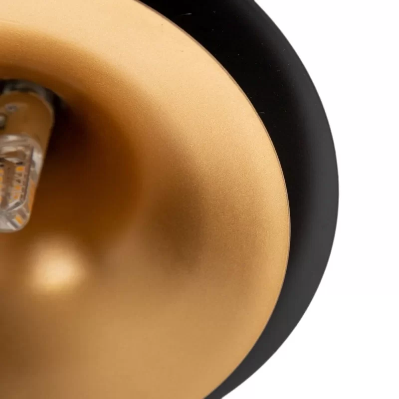 Ceiling Light 36 x 36 x 130 cm Black Golden...