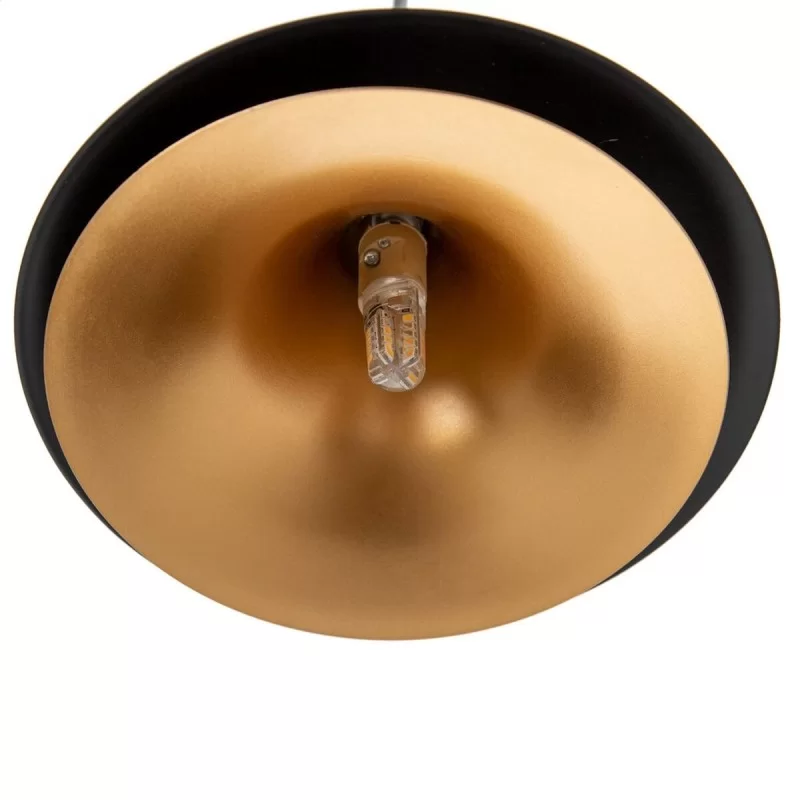Ceiling Light 36 x 36 x 130 cm Black Golden...