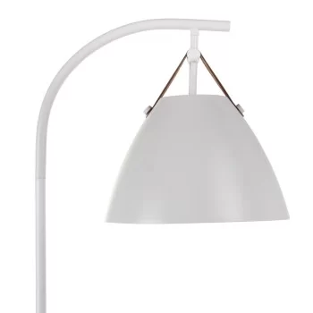 Floor Lamp 26 x 26 x 146 cm Metal White 2