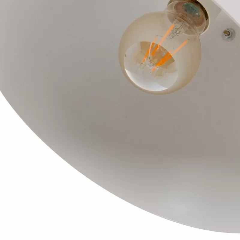 Floor Lamp 26 x 26 x 146 cm Metal White