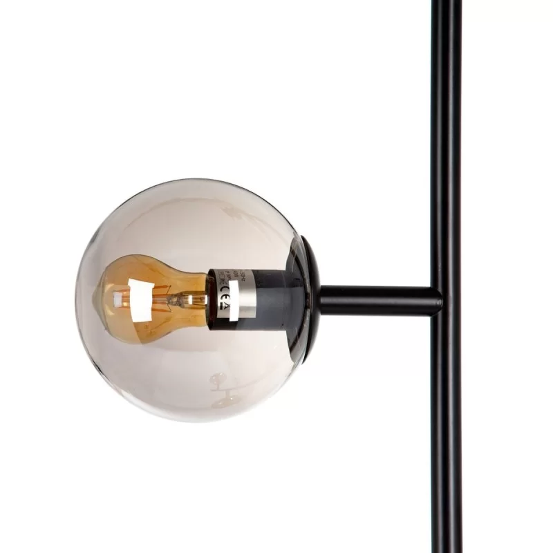 Ceiling Light 40 x 40 x 234 cm Crystal Black...