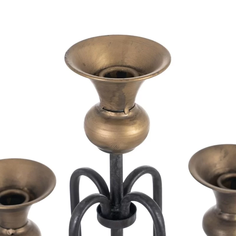 Candle Holder 27,5 x 27,5 x 44,5 cm Black...