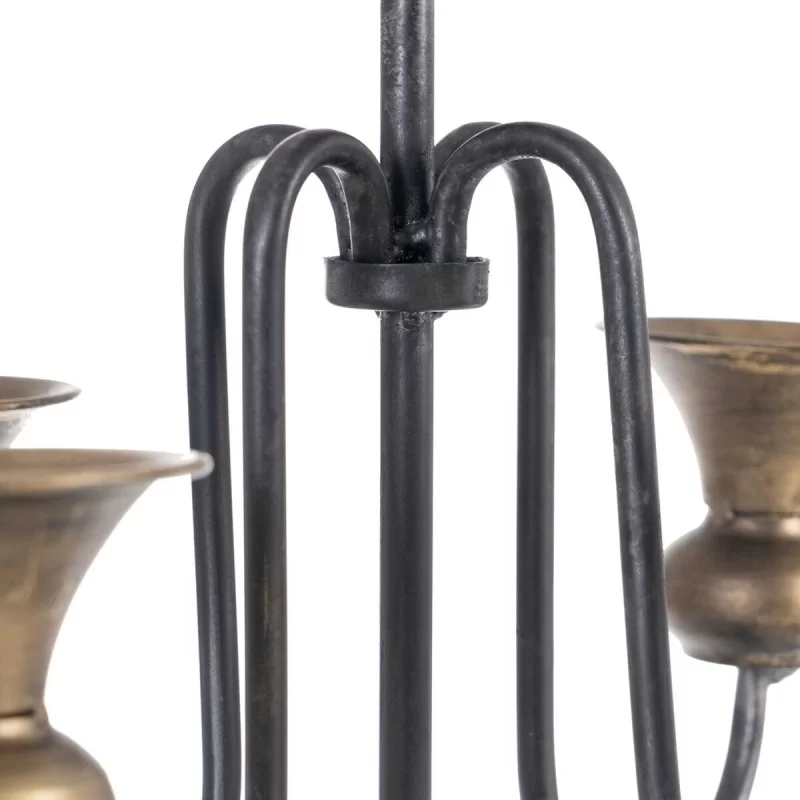 Candle Holder 27,5 x 27,5 x 44,5 cm Black...