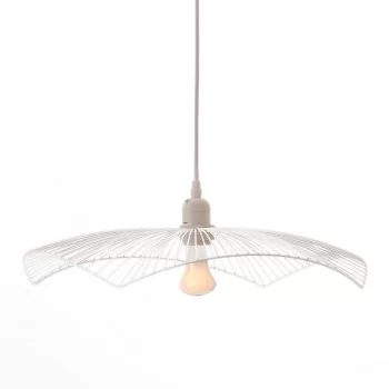 Ceiling Light Metal White 46 x 46 cm