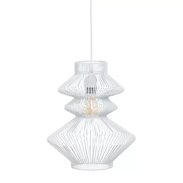 Ceiling Light Metal White 28 x 28 cm