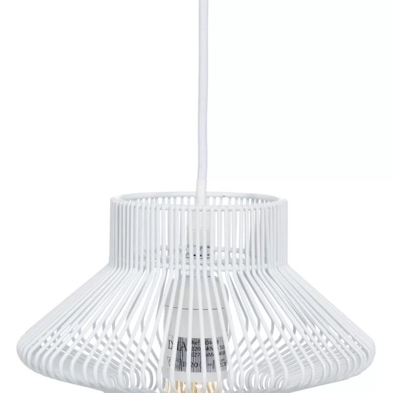 Ceiling Light Metal White 28 x 28 cm