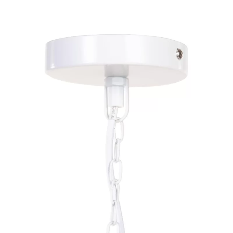 Ceiling Light Metal White 80 x 80 cm