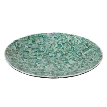 Centerpiece 70 x 70 x 7 cm Mother of pearl Aquamarine
