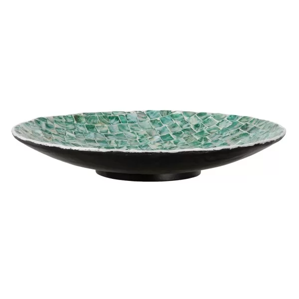 Centerpiece 70 x 70 x 7 cm Mother of pearl Aquamarine