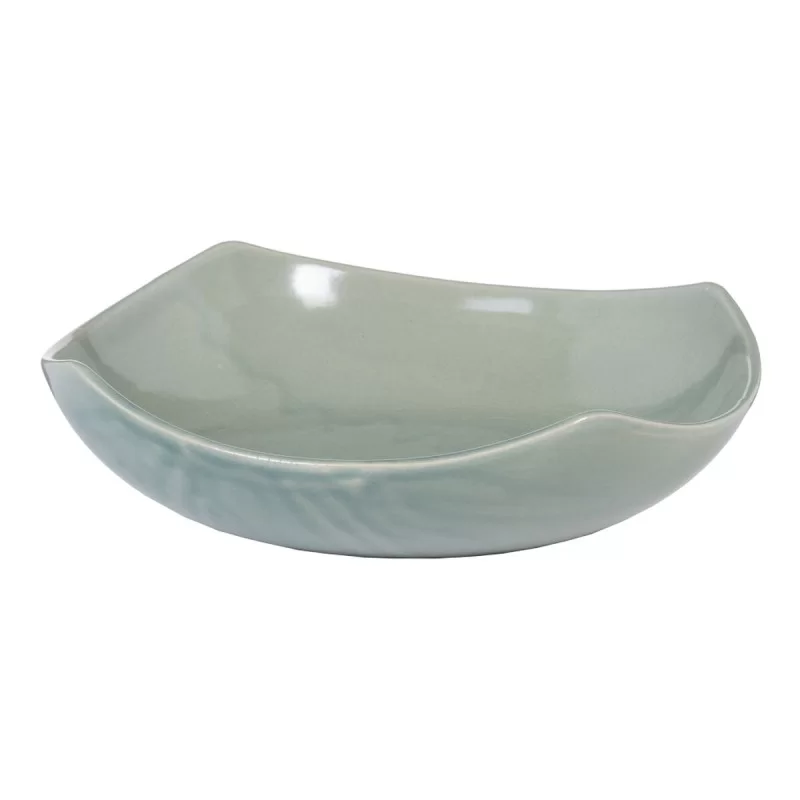 Centerpiece 29,5 x 29,5 x 8 cm Ceramic Light Blue