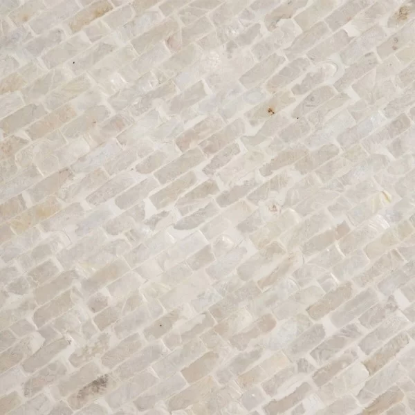 Centerpiece 50 x 50 x 4,5 cm White Mother of pearl