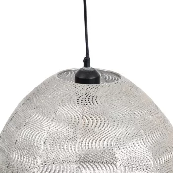 Ceiling Light 37 x 37 x 29 cm Metal Silver 2