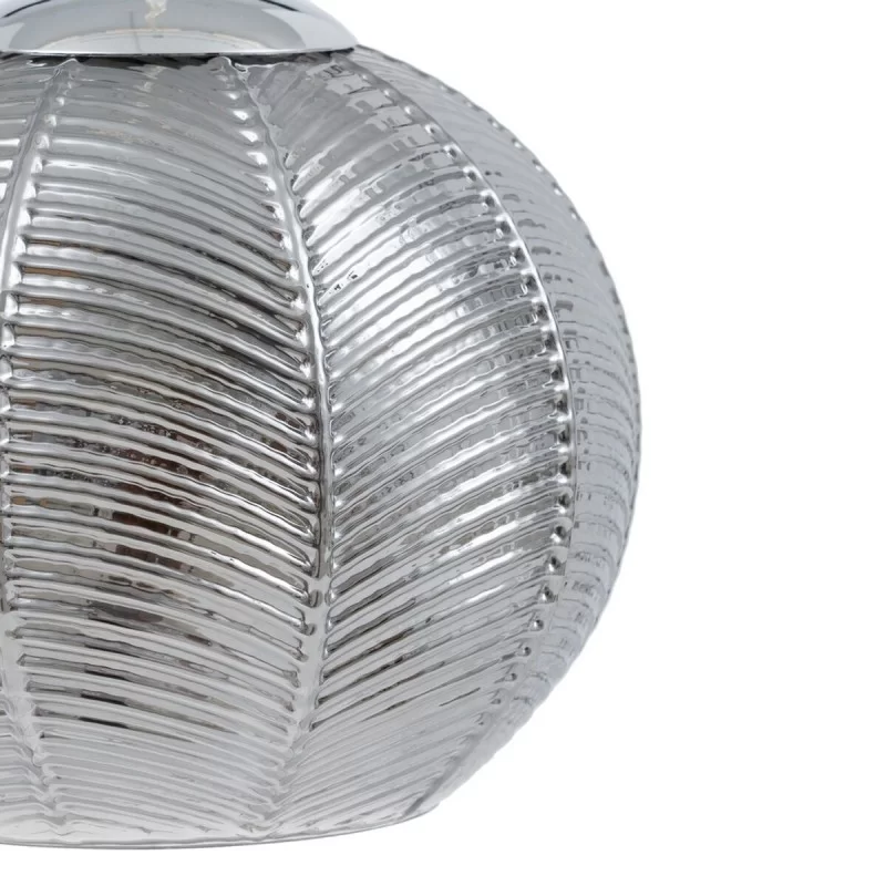 Ceiling Light 20 x 20 x 15,5 cm Crystal Silver...