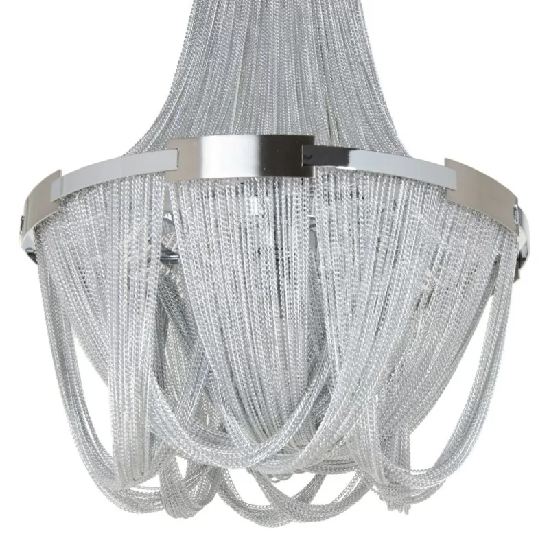 Ceiling Light 50 x 50 x 90 cm Metal Silver