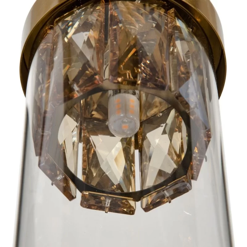 Ceiling Light Crystal Golden Metal 27 cm 31 x...