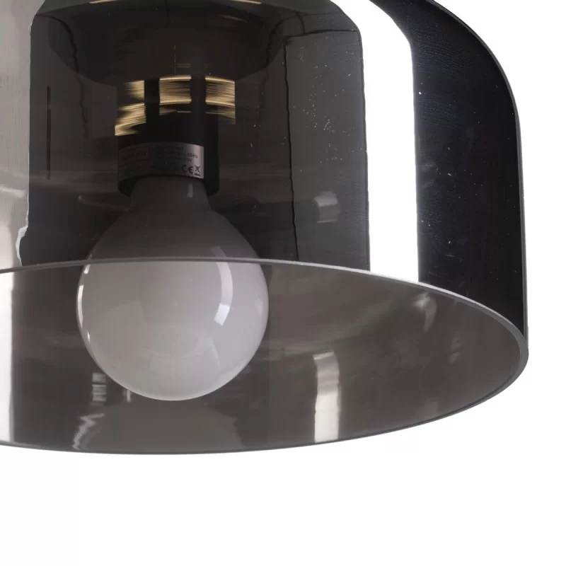 Ceiling Light Crystal Grey 30 x 30 x 120 cm