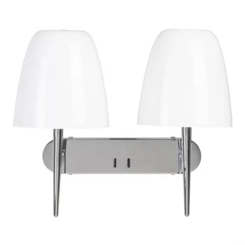 Wall Lamp 42 x 22 x 33,7 cm Crystal Metal Silver 2