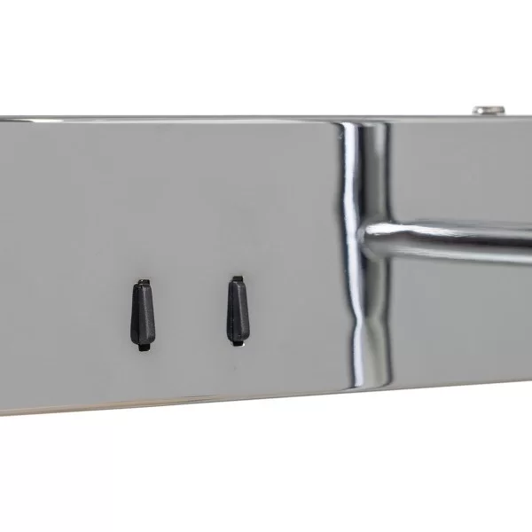 Wall Lamp 42 x 22 x 33,7 cm Crystal Metal Silver