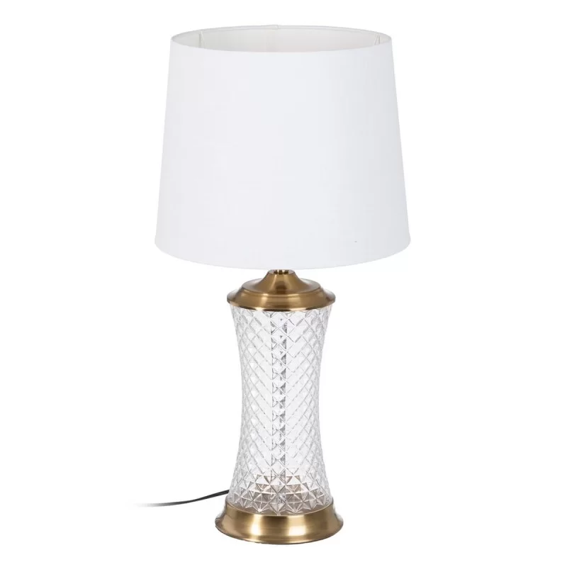 Desk lamp Golden Linen Metal Iron 40 W 220 V 35 x 35 x 69 cm