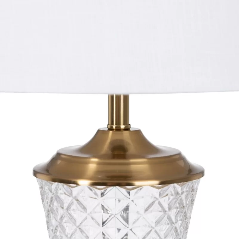 Desk lamp Golden Linen Metal Iron 40 W 220 V 35...