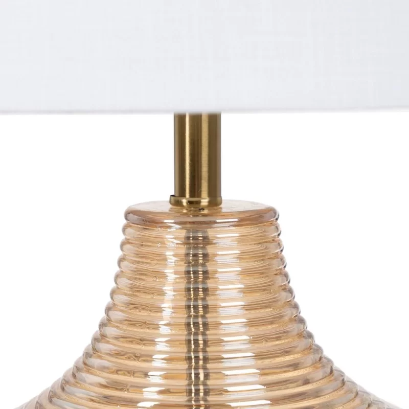 Desk lamp Golden Linen Metal Iron 40 W 220 V 30...