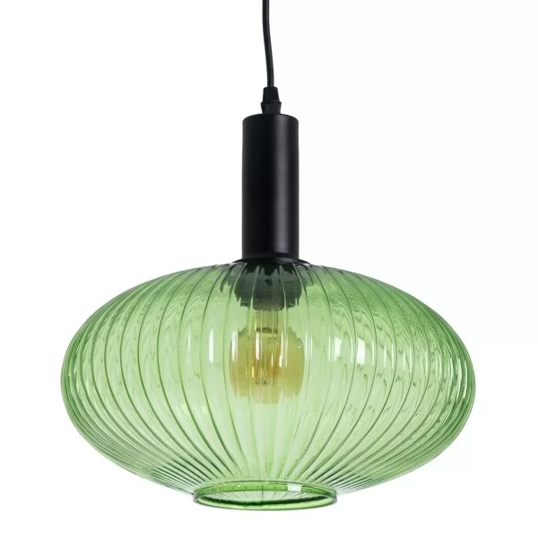 Ceiling Light Crystal Metal Green 30 x 30 x 26 cm