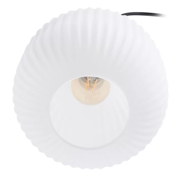 Ceiling Light Crystal Natural Metal White 20 x 20 x 30 cm