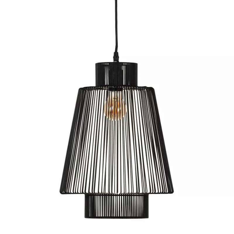 Ceiling Light 29 x 29 x 39,5 cm Black Iron Ø 29 cm